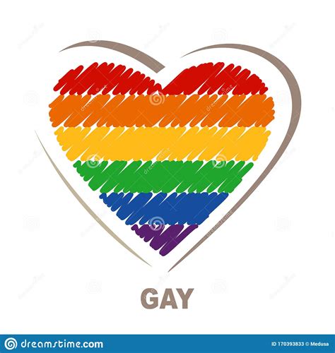 Pride Flags Heart 01 Stock Vector Illustration Of Bright 170393833