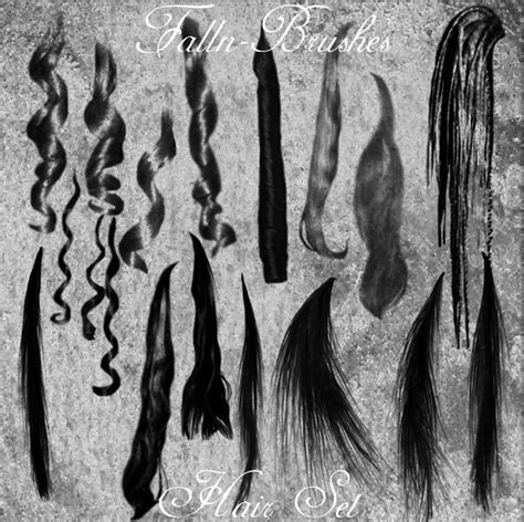 20 Great Sets Of Free Photoshop Hair Brushes