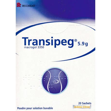 Transipeg G Poudre Pour Solution Buvable En Sachet Constipation De