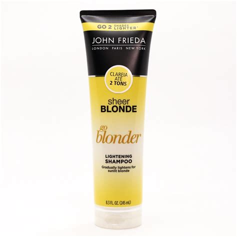 Shampoo Go Blonder Lightening John Frieda Sheer Blonde 245ml Submarino