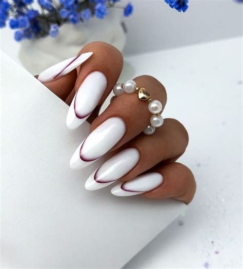 Pin By April Wanderfil On Barbie Nail Designs White Nails Blush Nails