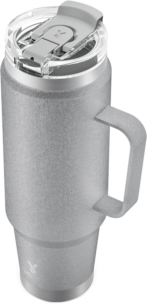 Meoky 40oz Tumbler With Handle Stainless Steel Travel Mug