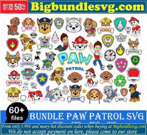 Bundle Paw Patrol Svg, Paw Patrol Svg, Paw Patrol Characters - Inspire ...