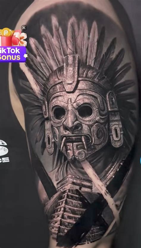 Pin De Jesus Jr Paniagua En Aztec Warrior Tatuajes Mayas Guerrero