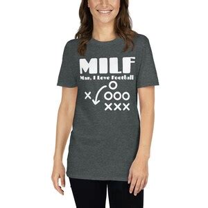 Funny Football Shirt MILF Man I Love Football Etsy