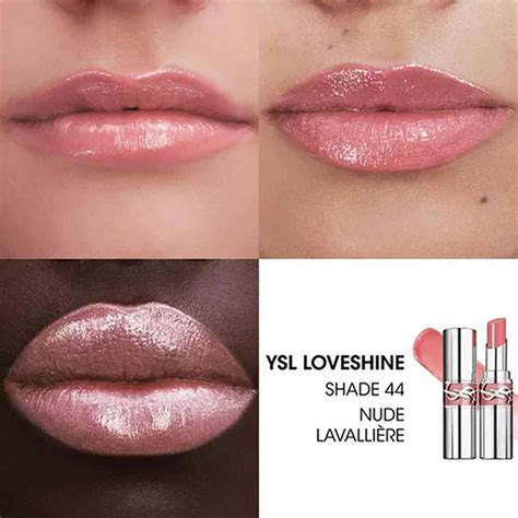 Set Phấn Má Hồng Son Dưỡng Yves Saint Laurent YSL Make Me Blush 44 Nude Loveshine Wet Shine