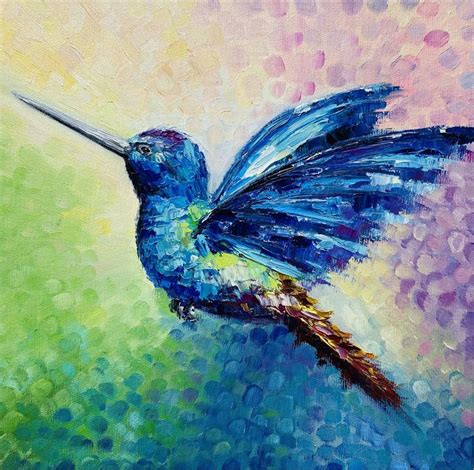 Hummingbird Paintings Prints