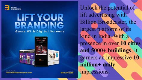 Maximize Your Reach With Billion Broadcaster Lift Advertising Ppt