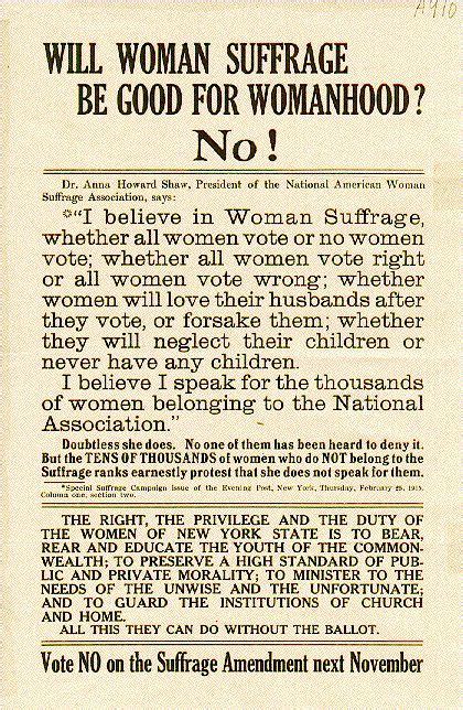 Anti Suffrage Quotes QuotesGram Women Suffragette Suffragette