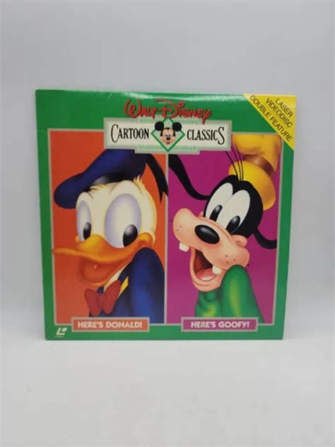 WHAT DISNEY CARTOON Classics Here S Donald Here S Goofy Laserdisc 6 68