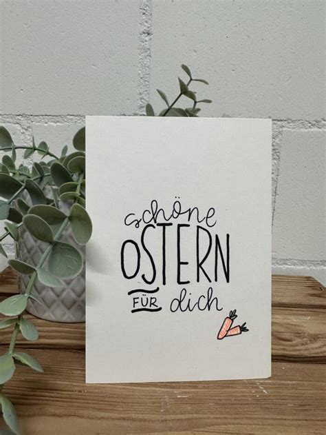 Karte Schöne Ostern Atelier Handandherz