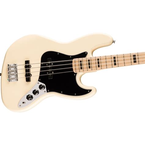 Squier By Fender Affinity Series Active Jazz Bass Olympic White Maple