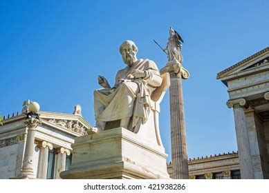 Statue Ancient Greek Philosopher Plato Athens Stock Photo 421938286 | Shutterstock