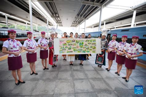 First Km H High Speed Rail Launched In Mountainous Guizhou Xinhua