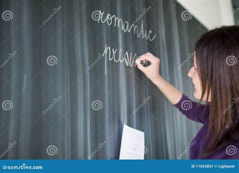 Retrato Do Estudante Universit Rio Em Uma Sala De Aula Imagem De Stock