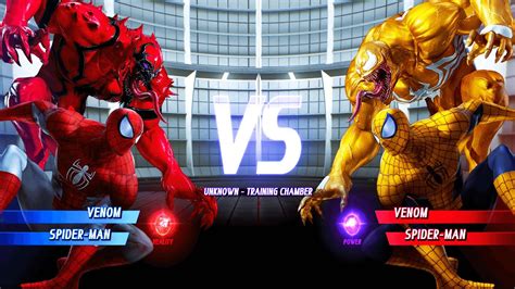 Red Venom Red Spiderman Vs Yellow Venom Yellow Spiderman Hardest