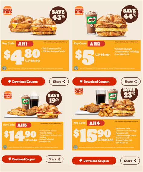 Burger King Breakfast Coupon Codes Xenia Karoline