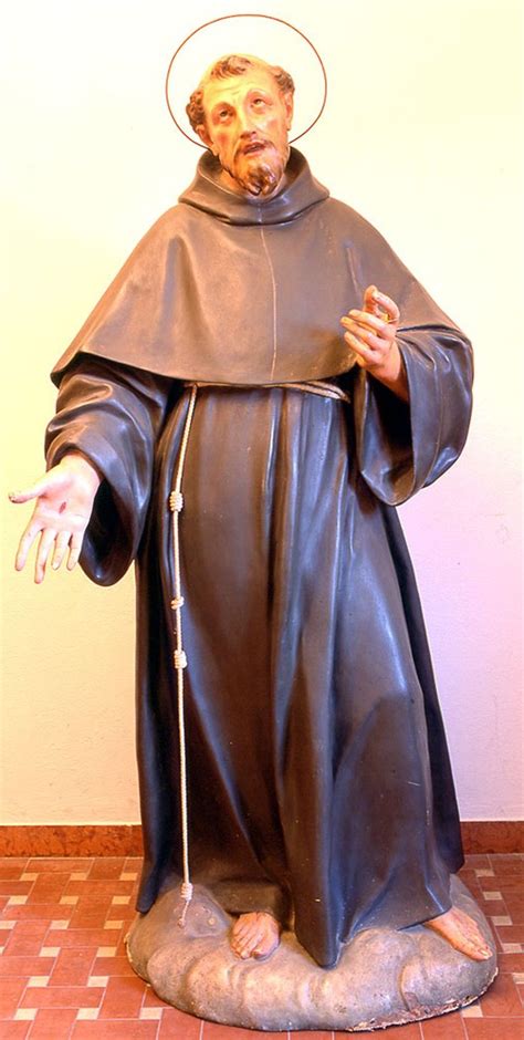 Piò D sec XVIII Statua San Francesco San francesco Statue