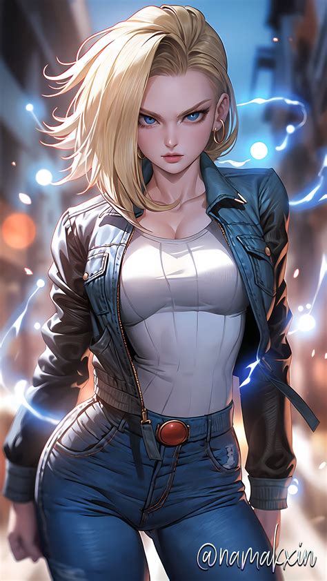 M04b2 Android 18 By Namakxin On Deviantart