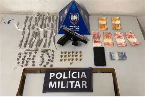 Homem é preso em Colatina por porte ilegal de arma e tráfico de drogas