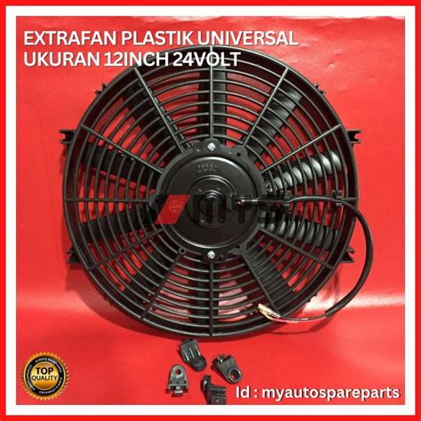 Jual Extrafan Kondensor Ac Mobil Universal Inch Volt Extra Fan