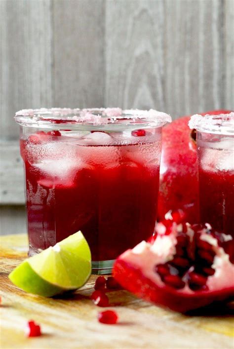 Tart Sweet And Perfect This Pomegranate Margarita Is The Best And