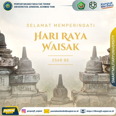 Selamat Memperingati Hari Raya Waisak Be Tahun Perpustakaan