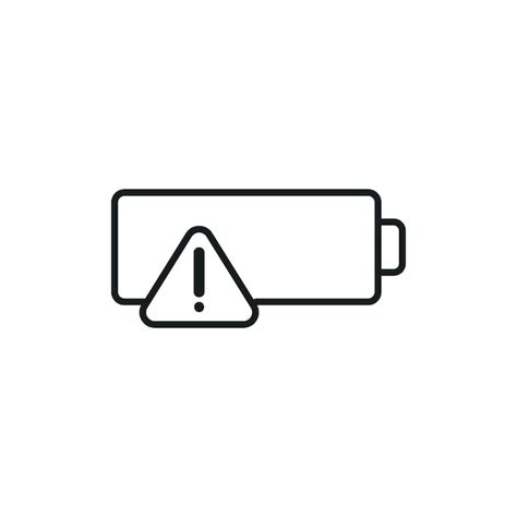 Premium Vector Battery Icon Vector Illustration In Trendy Line Style