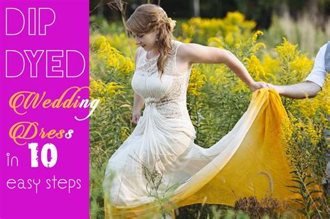 I Dip Dyed My Wedding Dressand So Can You Creatingdaily Wedding