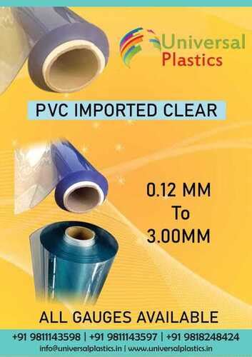 Clear Flexible Pvc Films At Best Price In Delhi Universal Plastics