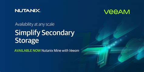 Nutanix Mine Secondary Storage Simplified With Veeam Backup And Replication