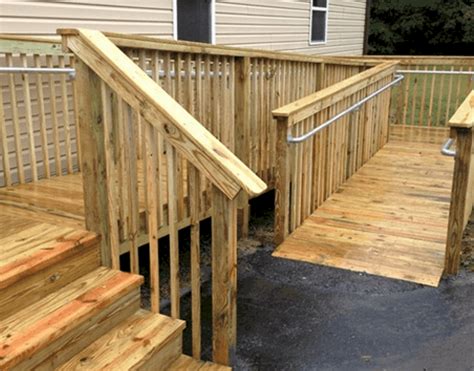 Wood Wheelchair Ramp - Home Safe Home | Baltimore, MD