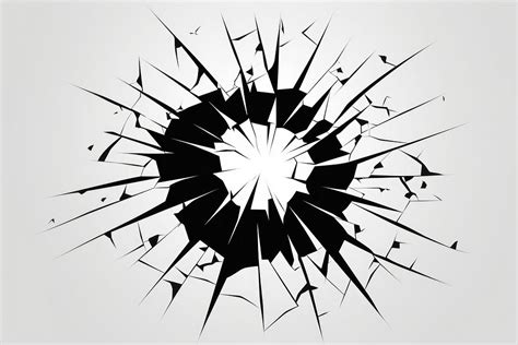 Abstract shattered glass effect | Free Photo Illustration - rawpixel