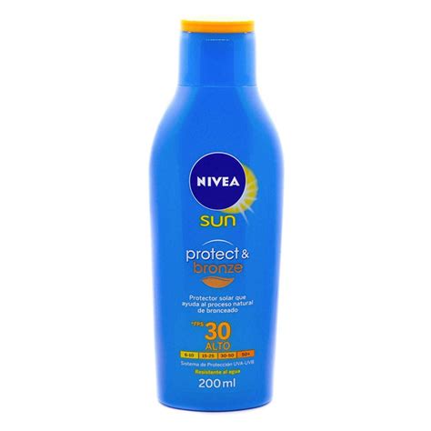 Precios Protector Solar Nivea Sun Protect Bronze Fps Ml