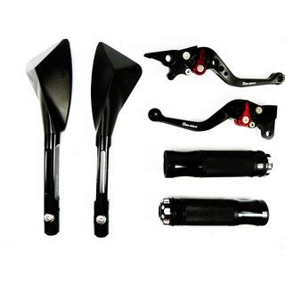 Kit Retrovisor Esportivo Estilo Tomok Manete E Manopla Cb 300 Cbx