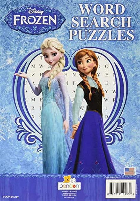 Disney Frozen Word Search Puzzles And Activity Book