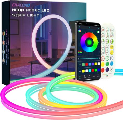 Chacoko M Rgb Avec Ic Neon Ruban Led Effet Arc En Ciel Led Par