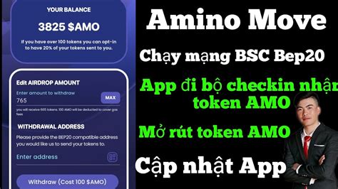 Amino Move Update M Cho R T Token Amo V V C Nh N Ch Y M Ng