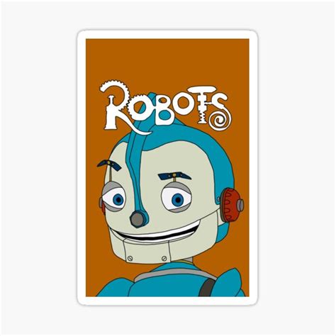 "Robots movie poster" Sticker for Sale by RyallDesign | Redbubble