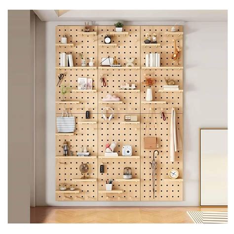 lxhelivery pegboard combination wall organizer mm thick wooden