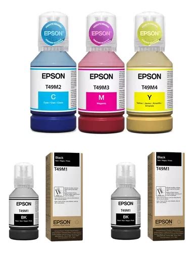 Kit 05 Tinta Original Sublimática Epson F570 F170 T49m Frete grátis