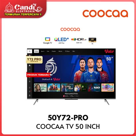 Jual COOCAA 4K UHD Smart Digital TV 50 Inch 50Y72 PRO Shopee Indonesia