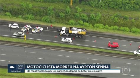 V Deo Motociclista Morre Em Acidente Na Rodovia Ayrton Senna Sp G