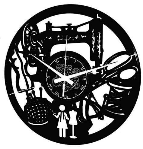 Instant Karma Clocks - Sewing and Tailoring Wall Clock with Dressmaker ...