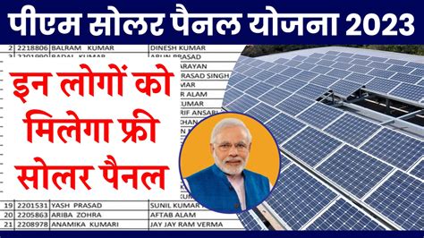 Pm Solar Pannel Yojana 2023 घर बैठे फ्री में लगवाएं सोलर पैनल यहाँ से आवेदन करें