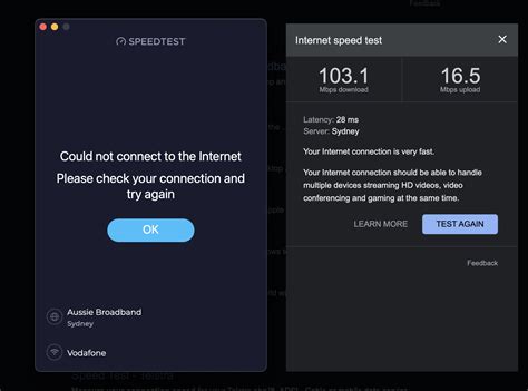 ookla speedtest failure reliable app  apple community
