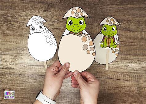 Hatching Turtle Egg Craft