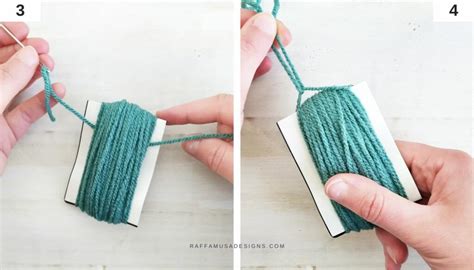 How To Make Yarn Tassels Raffamusadesigns