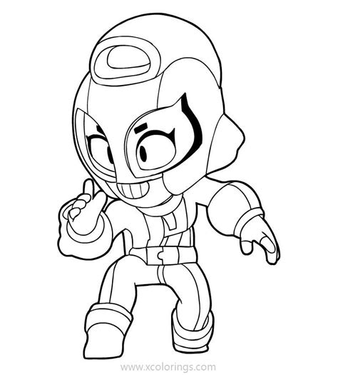 Printable Brawl Stars Coloring Pages El Primo Images And Photos Finder