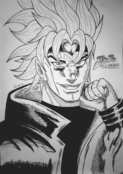 Dio Brando Araki Pose Drawing By Tsmugen On Deviantart